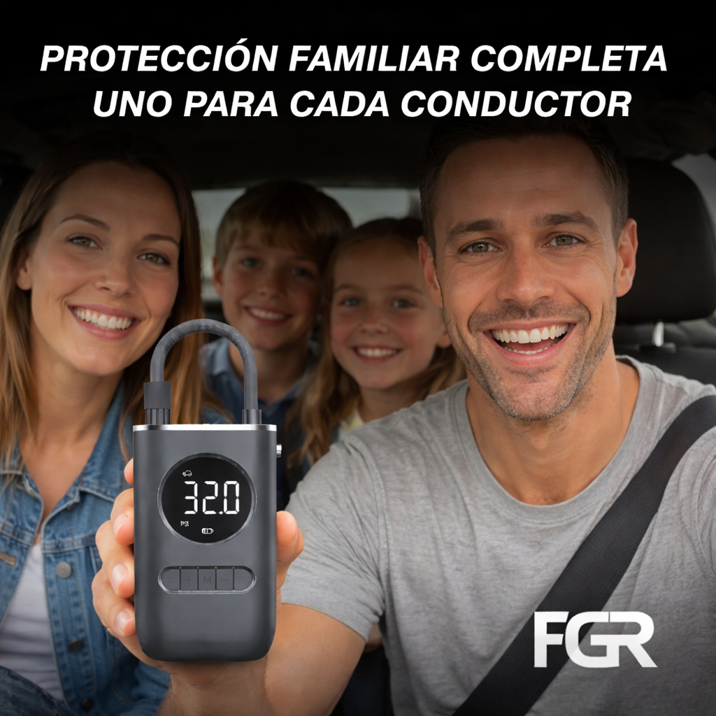 Mini inflador y compresor inalambrico FGR