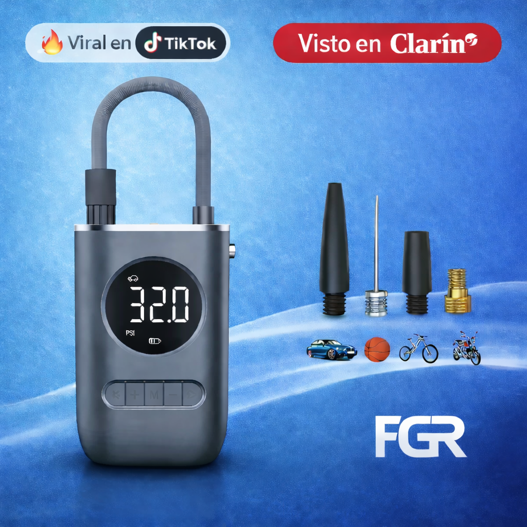 Mini inflador y compresor inalambrico FGR